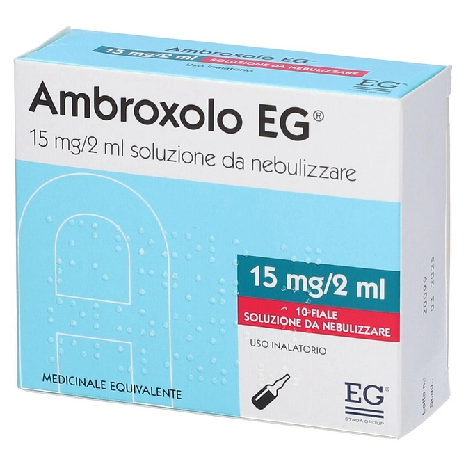 Ambroxolo (Eg) Soluz Nebul 10 Fiale 15 Mg 2 Ml
