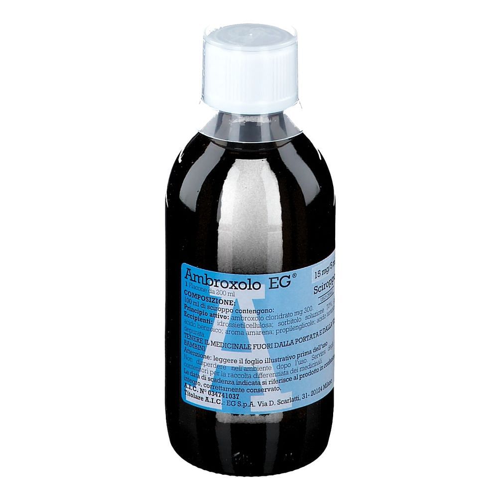 Ambroxolo (Eg) Sciroppo 200 Ml 15 Mg/5 Ml