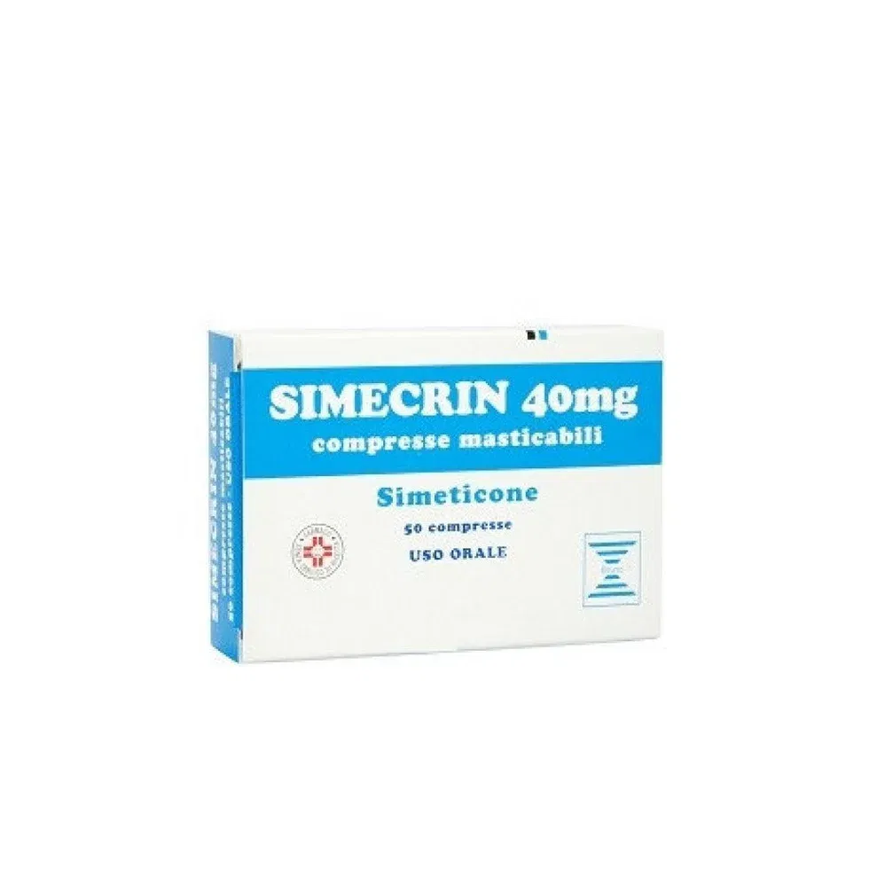 SIMECRIN 50 compresse masticabili 40 mg