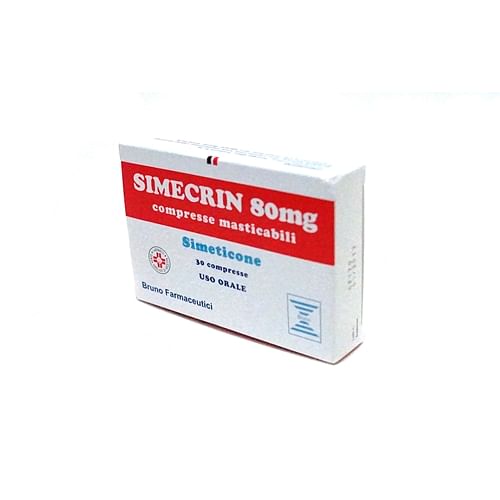 Simecrin 30 Compresse Masticabili 80 Mg