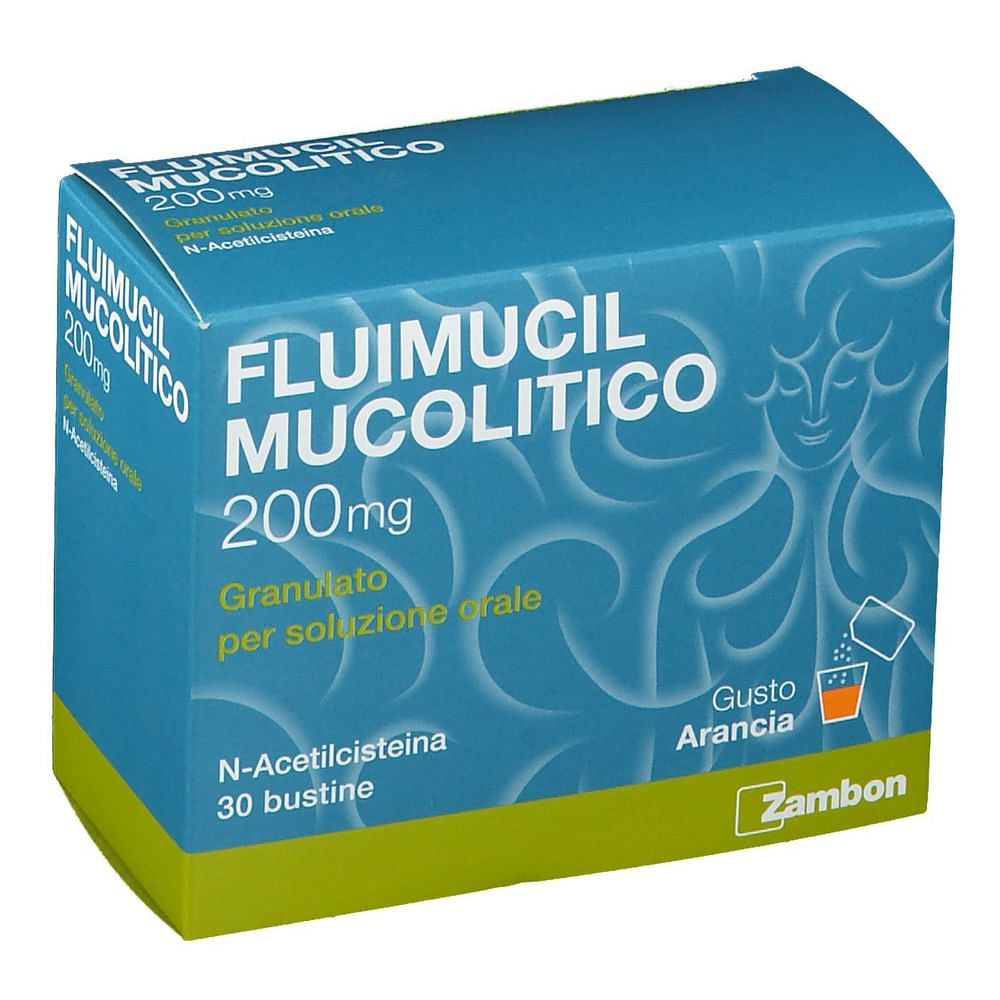 Fluimucil Mucolitico 30 Bustine Granulato 200 Mg