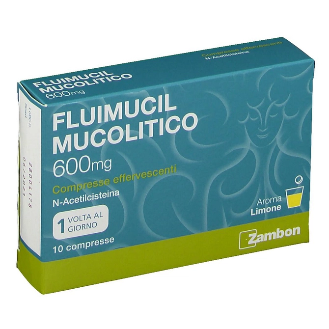 Fluimucil Mucolitico 10 Cpr Eff 600 Mg