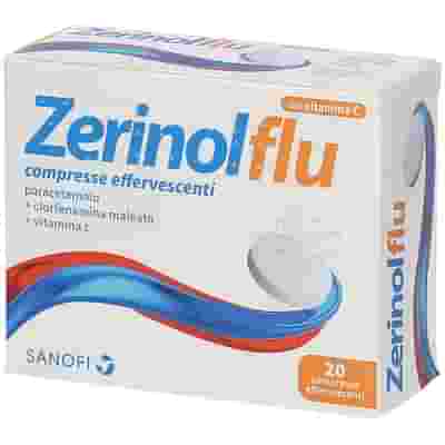 ZERINOLFLU 20 compresse effervescenti 300 mg + 2 mg + 280 mg