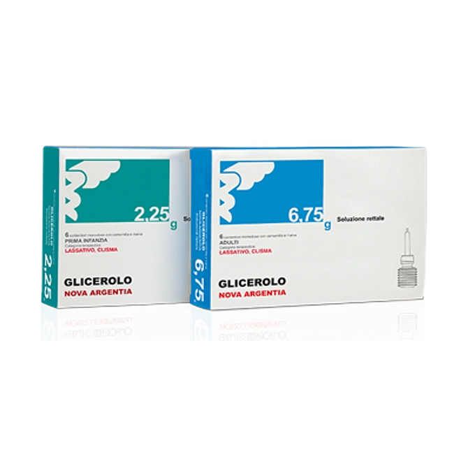 Glicerolo Eg (Nova Argentia) Prima Infanzia 6 Microclismi 2,25 G Con Camomilla E Malva