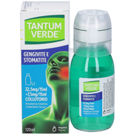 TANTUM VERDE BOCCA collutorio 120 ml 22,5 mg/15 ml + 7,5 mg/15 ml