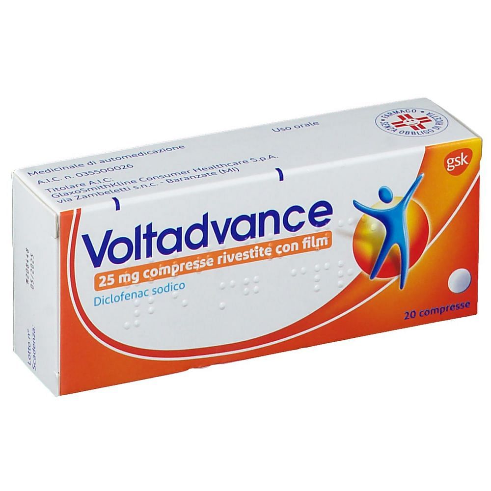 Voltadvance 20 Compresse Rivestite 25 Mg