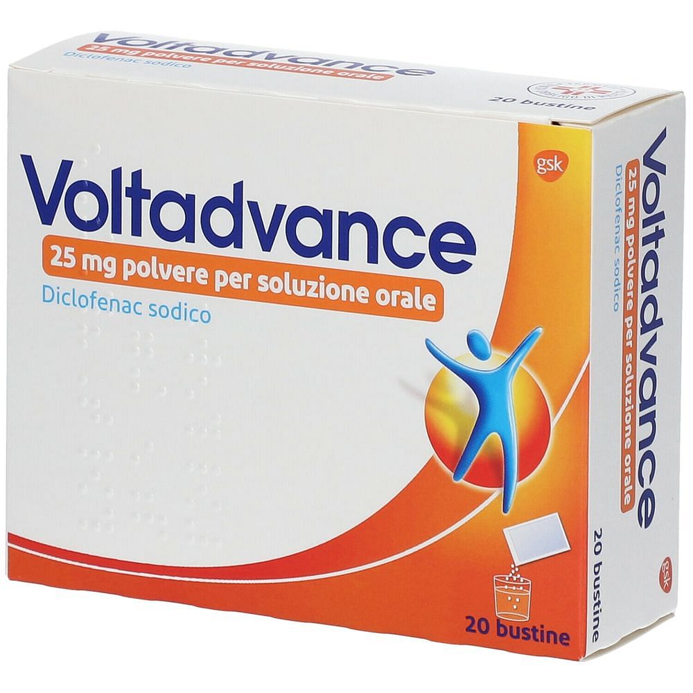 Voltadvance 20 Bustine Polvere Orale 25 Mg