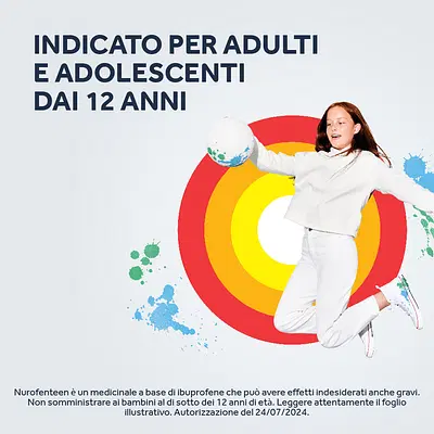 NUROFENTEEN 12 compresse orodispersibili 200 mg menta NUROFENTEEN 12 compresse orodispersibili 200 mg menta