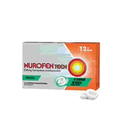 NUROFENTEEN 12 compresse orodispersibili 200 mg menta