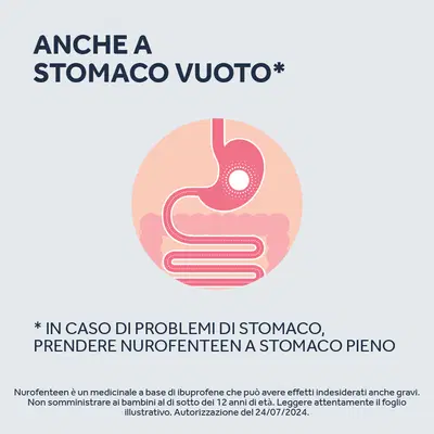 NUROFENTEEN 12 compresse orodispersibili 200 mg limone NUROFENTEEN 12 compresse orodispersibili 200 mg limone