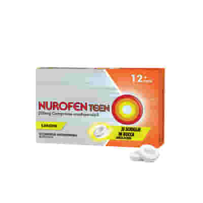 NUROFENTEEN 12 compresse orodispersibili 200 mg limone NUROFENTEEN 12 compresse orodispersibili 200 mg limone