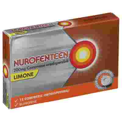 NUROFENTEEN 12 compresse orodispersibili 200 mg limone