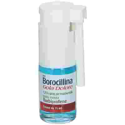 NEOBOROCILLINA GOLA DOLORE 1 flaconcino spray 15 ml 37,5 mg menta