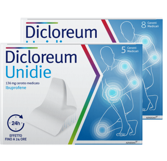 DICLOREUM UNIDIE*8CER 136MG24H