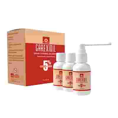 CAREXIDIL 3 flaconcini spray soluzione cutanea 60 ml 5%
