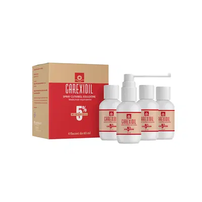 CAREXIDIL*4FL SOLUZ CUT 60ML5% CAREXIDIL*4FL SOLUZ CUT 60ML5%