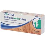 CETIRIZINA ZENT*7CPR RIV 10MG