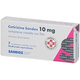 CETIRIZINA (SANDOZ) 7 compresse rivestite 10 mg