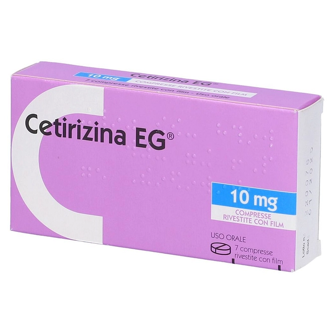Cetirizina (Eg) 7 Cpr Riv 10 Mg