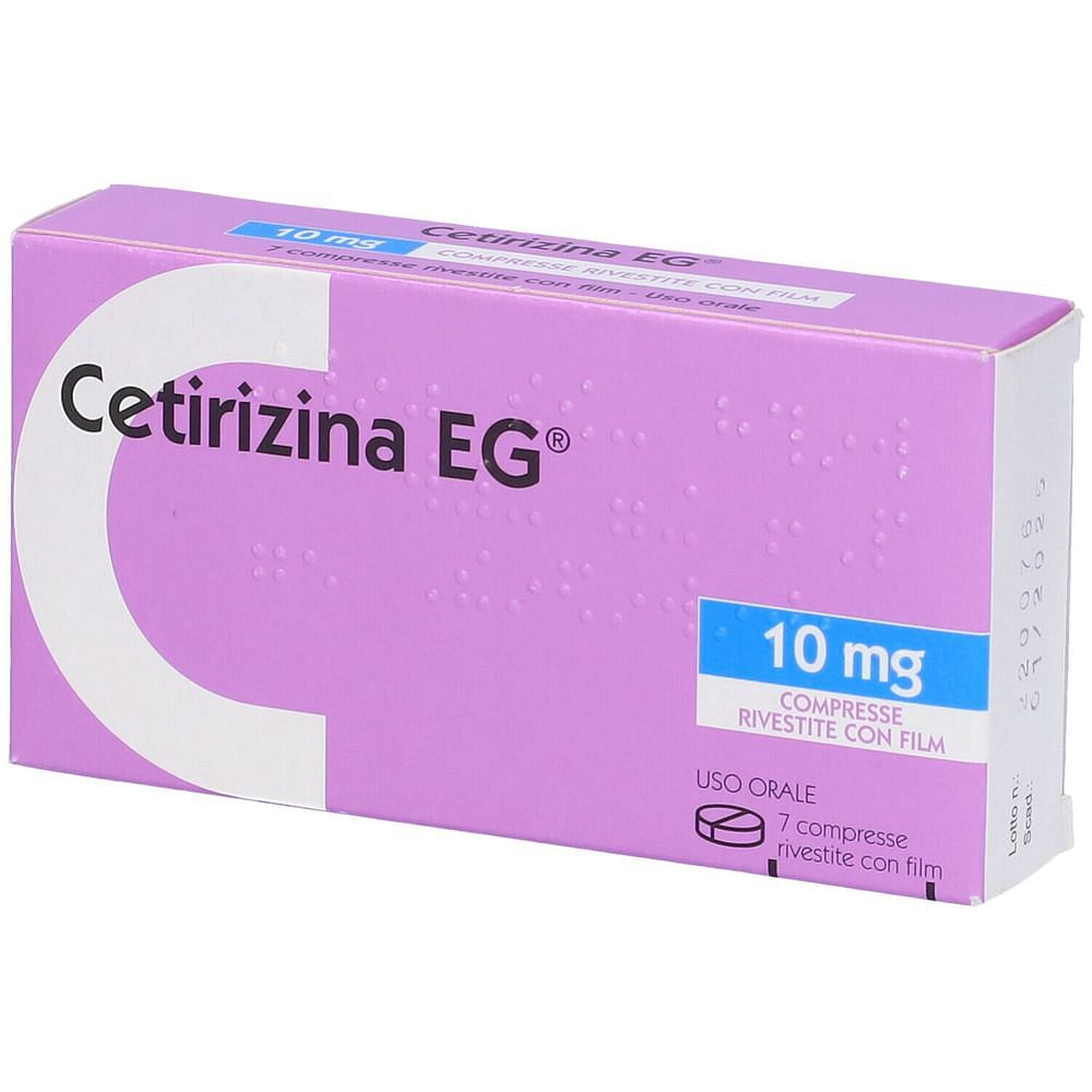 Cetirizina (Eg) 7 Compresse Rivestite 10 Mg