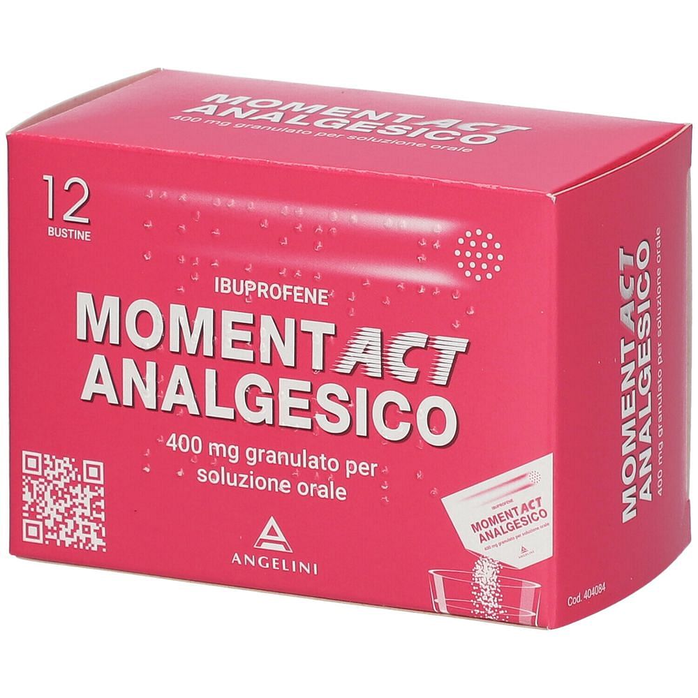 Momentact Analgesico 12 Bustine Granulato 400 Mg