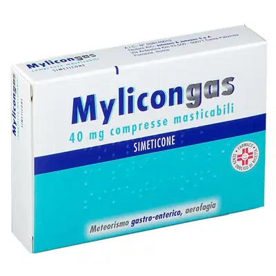 MYLICONGAS 50 compresse masticabili 40 mg MYLICONGAS 50 compresse masticabili 40 mg