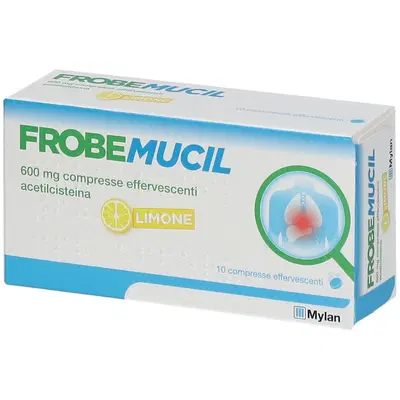 FROBEMUCIL 10 compresse effervescenti 600 mg FROBEMUCIL 10 compresse effervescenti 600 mg
