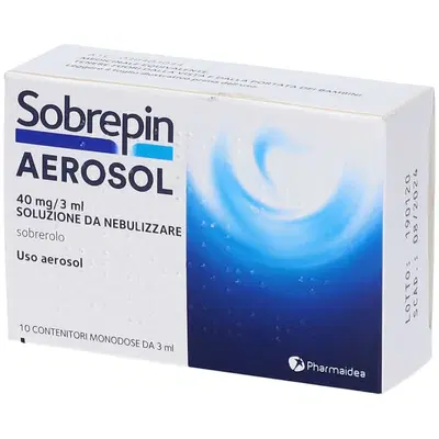 SOBREPIN AEROSOL soluzione nebulizzata 10 flaconcini 40 mg 3 ml SOBREPIN AEROSOL soluzione nebulizzata 10 flaconcini 40 mg 3 ml