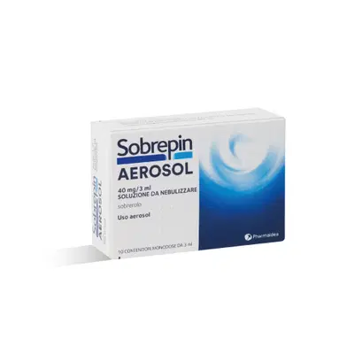 SOBREPIN AEROSOL soluzione nebulizzata 10 flaconcini 40 mg 3 ml SOBREPIN AEROSOL soluzione nebulizzata 10 flaconcini 40 mg 3 ml