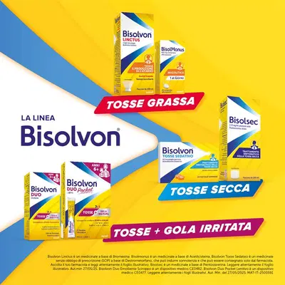 Bisolvon Tosse Sedativo per Tosse Secca Notturna, 20 Pastiglie Gommose Bisolvon Tosse Sedativo per Tosse Secca Notturna, 20 Pastiglie Gommose