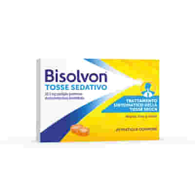 Bisolvon Tosse Sedativo per Tosse Secca Notturna, 20 Pastiglie Gommose
