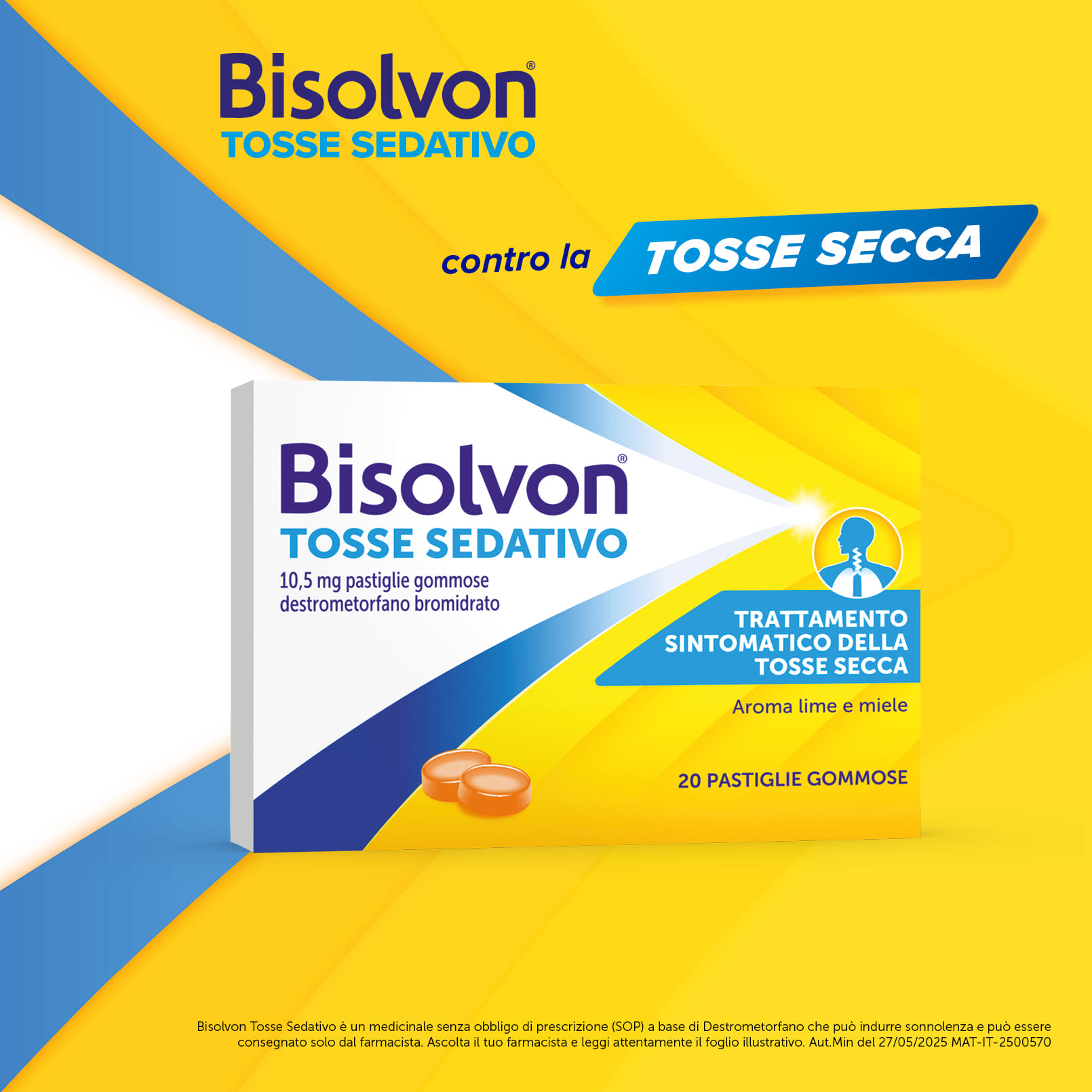 BISOLVON TOSSE SED*20PAST 10,5