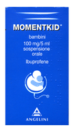 MOMENTKID BB sospensione orale flacone 150 ml 100 mg/5 ml gusto miele e banana