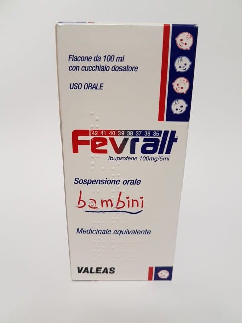 FEVRALT BB sospensione orale 100 ml 100 mg/5 ml