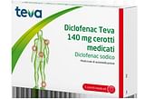 DICLOFENAC TE*5CER MED 140MG