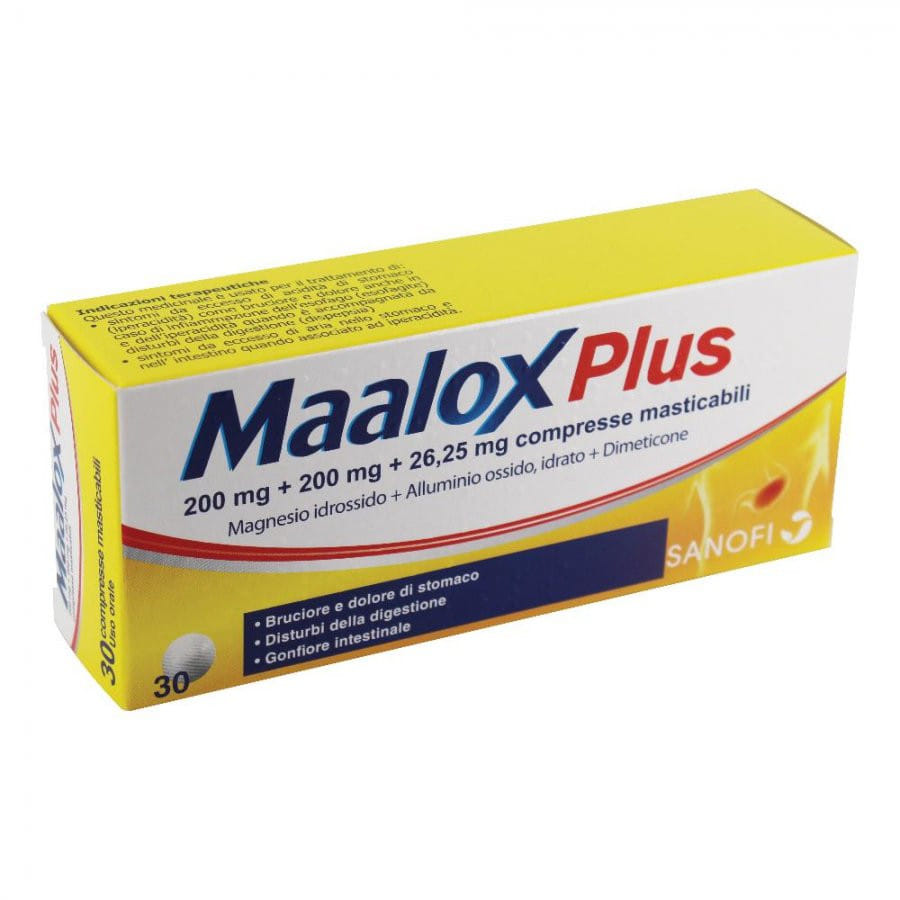 MAALOX*40CPR MAST 400MG+400MG