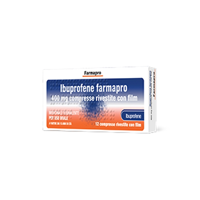 Ibuprofene (Farmapro) 12 Cpr Riv 400 Mg