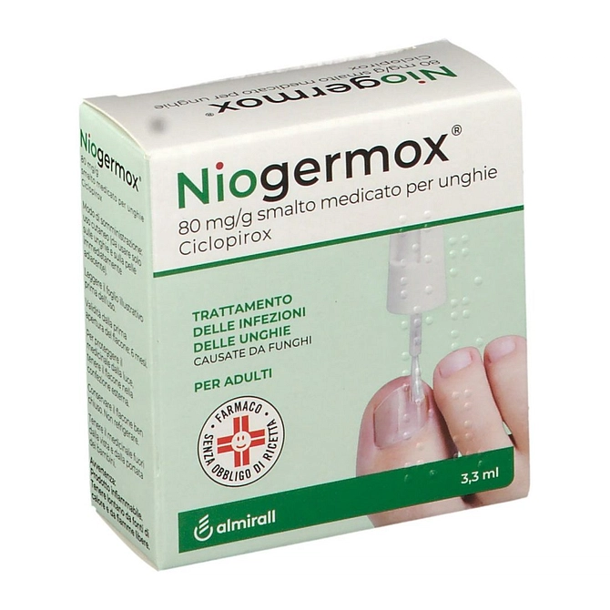 Niogermox Smalto Unghie 3,3 Ml 80 Mg/G