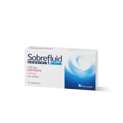SOBREFLUID BAMBINI 10 supposte 100 mg SOBREFLUID BAMBINI 10 supposte 100 mg