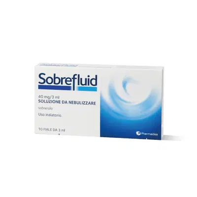 SOBREFLUID soluzione nebulizzata 10 fiale 40 mg 3 ml SOBREFLUID soluzione nebulizzata 10 fiale 40 mg 3 ml