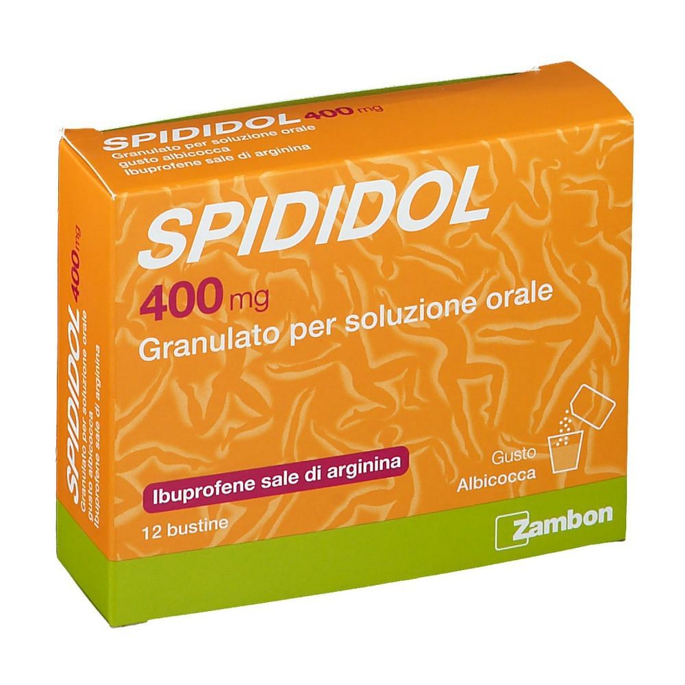 Spididol Granulato 12 Bustine 400 Mg Aroma Albicocca