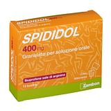 SPIDIDOL granulato 12 bustine 400 mg aroma albicocca