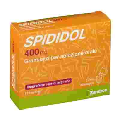 SPIDIDOL granulato 12 bustine 400 mg aroma albicocca