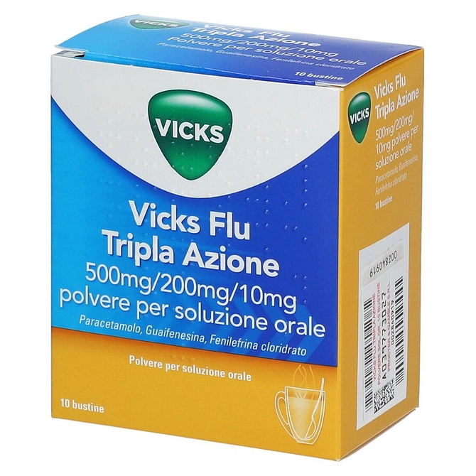 Vicks Flu Tripla Azione Os Polv 10 Bust