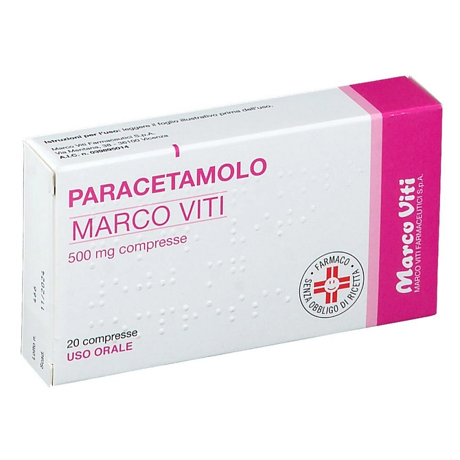 Paracetamolo (Marco Viti) 20 Cpr 500 Mg