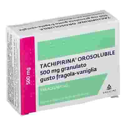 TACHIPIRINA OROSOLUBILE 12 bustine granulato 500 mg gusto fragola e vaniglia
