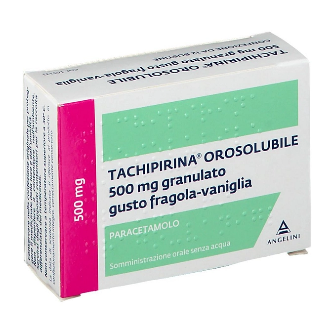 Tachipirina Orosolubile 12 Bust Grat 500 Mg Gusto Fragola Evaniglia