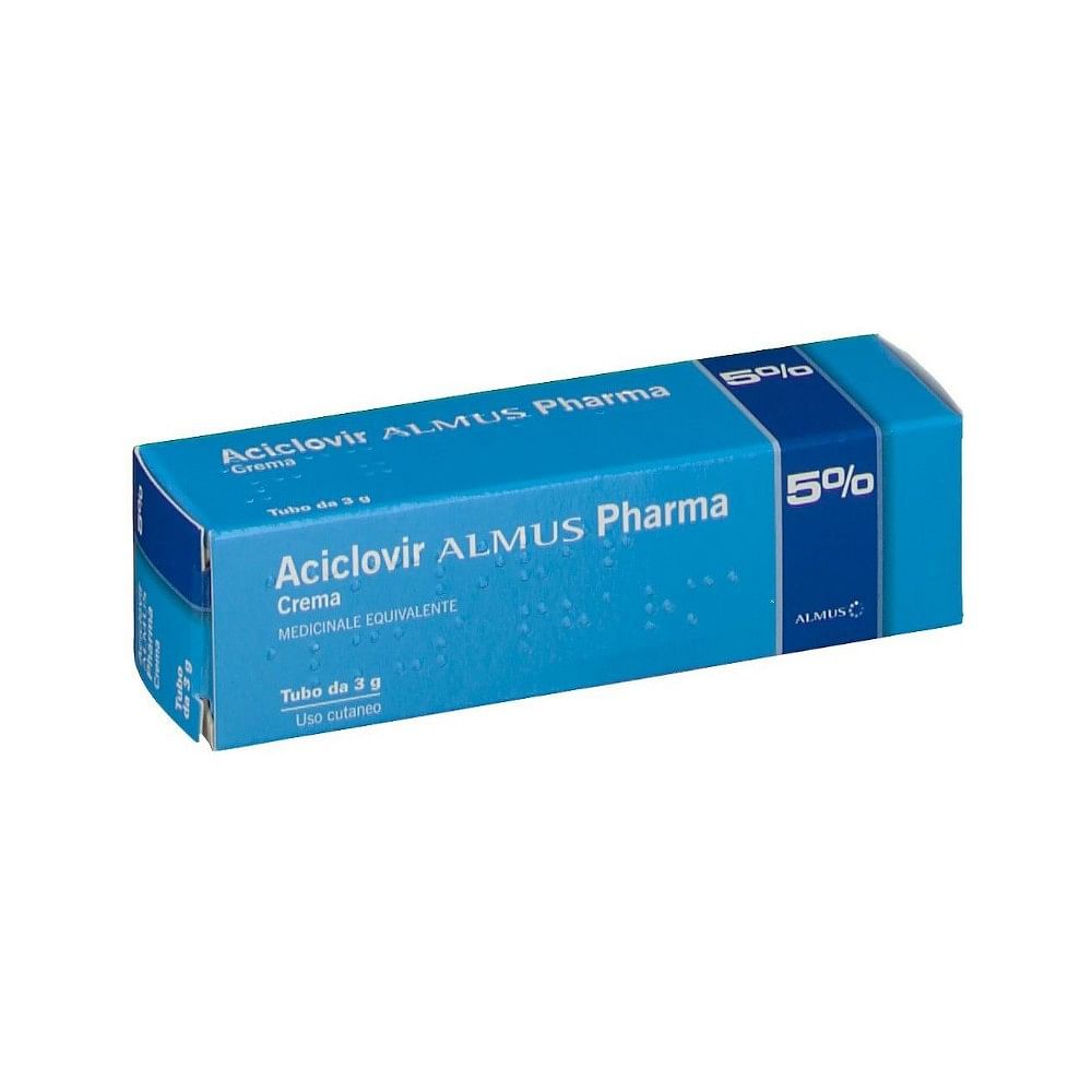 Aciclovir (Almus) Crema Dermatologica 3 G 5%