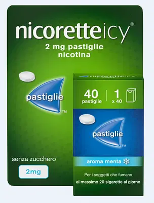 NICORETTEICY*40PAST 2MG NICORETTEICY*40PAST 2MG