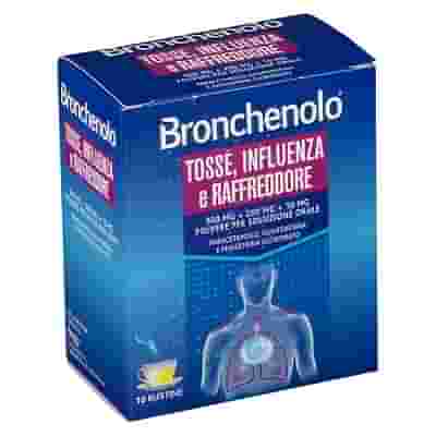 BRONCHENOLO TOSSE INFLUENZA E RAFFREDDORE polvere orale 10 bustine